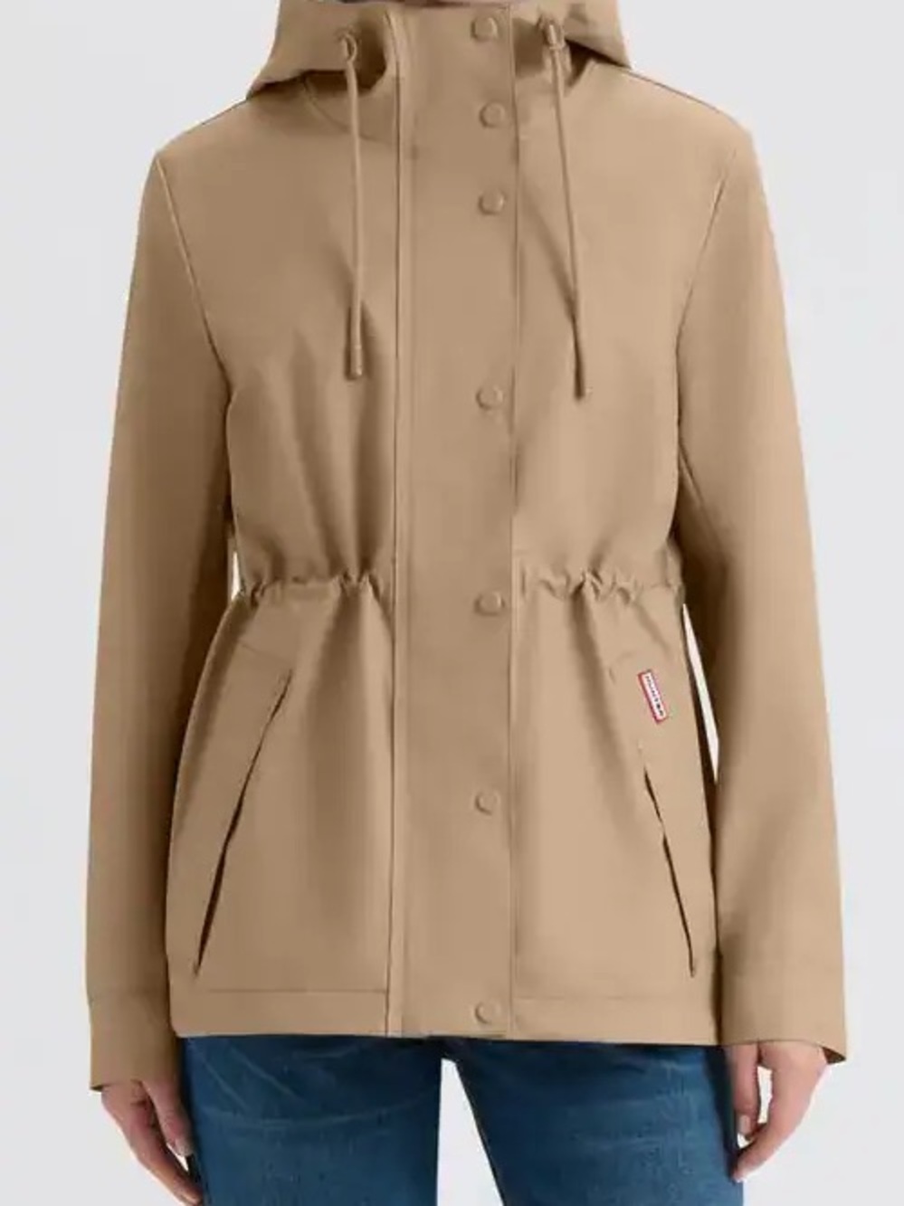 Hunter Women's Sand Abbey Jacket with Hood